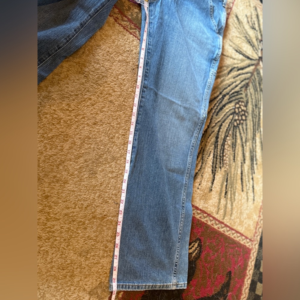 Carhartt Women's Boot Cut Jeans - Blue - Picture 7 of 8